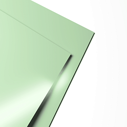 Лист оцинкованный 0,45х1250мм (RAL 6019) с полимерным покрытием (полиэстер)