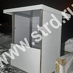 Стеновая трёхслойная сэндвич-панель гладкая 250мм 1190мм с видимым креплением минеральная вата Полиэстер Panline