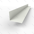 Планка угла внутренняя RAL 9010 оцинкованная c порошковым покрытием 0,45мм