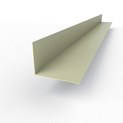 Планка угла внутренняя RAL 7032 оцинкованная c порошковым покрытием 0,45мм