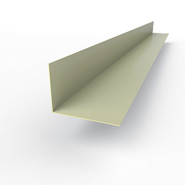 Планка угла внутренняя RAL 7032 оцинкованная c порошковым покрытием 0,45мм