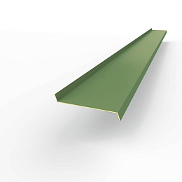 Отлив 0,45мм RAL 6011 оконный оцинкованный c порошковым покрытием