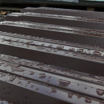 Профнастил НС35 0,45 RAL 8004 оцинкованный, с полимерным покрытием (полиэстер)