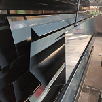 Отлив для фундамента (цокольный) оцинкованный с порошковым покрытием 0,4мм все цвета RAL