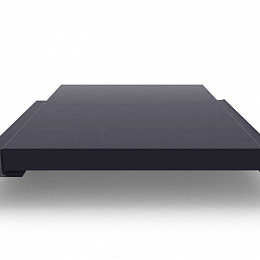 Линеарная панель оцинкованная с полимерным покрытием Т-Г-24хС/20 0,7х347мм RAL 7024