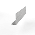 Планка 0,7мм приемная оконная аквилон оцинкованная