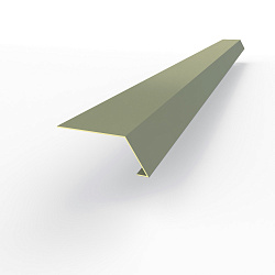 Карнизная планка RAL 7033 оцинкованная c порошковым покрытием 0,45мм