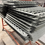 Вентиляционная решетка 400х200 наружная оцинкованная 0.7мм