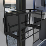 Экран для кондиционера c художественной резкой и каркасом Тип 1 все цвета RAL