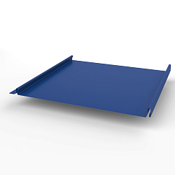 Кликфальц самозащелкивающийся оцинкованный с полимерным покрытием 0,45х542мм RAL 5005