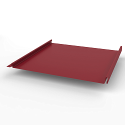 Кликфальц самозащелкивающийся оцинкованный с полимерным покрытием 0,45х542мм RAL 3003