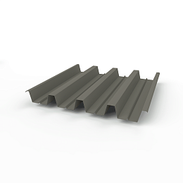 Профнастил Н60 (RAL 7039) 0,7х845мм оцинкованный, с полимерным покрытием (Полиэстер)