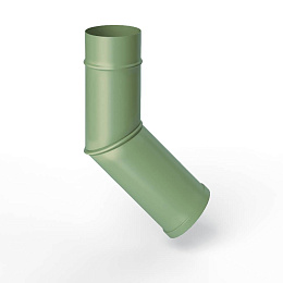 Колено водосточное оцинкованное порошок ф220мм RAL 6021