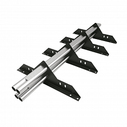 Снегозадержатель трубчатый 3000мм фальц 40x20-1,0-1,0-4 холоднокатанная сталь с порошковым покрытием RAL 6020