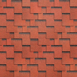 Гибкая черепица Шинглас Ультра Фокстрот рябина