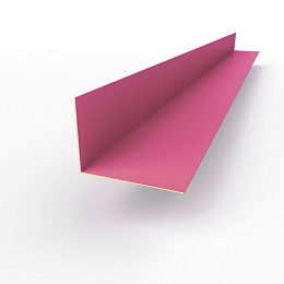 Планка угла внутренняя RAL 4004 оцинкованная c порошковым покрытием 0,45мм