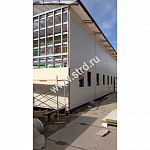 Стеновая трёхслойная сэндвич-панель гладкая 200мм 1190мм с видимым креплением минеральная вата Полиэстер ТермоСпецПанель