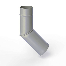 Колено водосточное оцинкованное порошок ф120мм RAL 7004