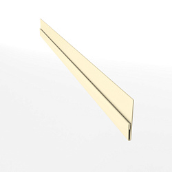 Планка стартовая для металлосайдинга блокхаус оцинкованная с порошковым покрытием 0,45мм ширина менее 625 мм RAL 1015