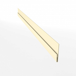 Планка стартовая для металлосайдинга блокхаус оцинкованная с порошковым покрытием 0,45мм ширина менее 625 мм RAL 1015