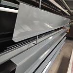 Нащельник RAL 7012 оцинкованный c полимерным покрытием 0,45 мм