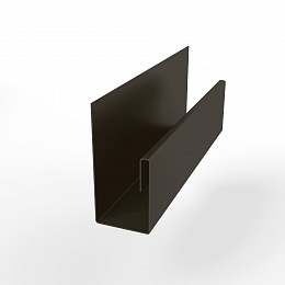 Планка П-образная для забора оцинкованная с порошковым покрытием 0,45мм ширина более 625 мм RR 32