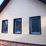 Металлосайдинг Блок-Хаус оцинкованный с полимерным покрытием 0,45х360мм RAL 1018