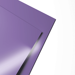 Лист оцинкованный 0,3х1250мм (RAL 4011) с полимерным покрытием (Полиэстер)