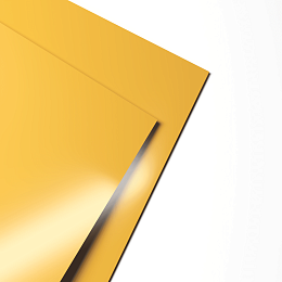 Лист оцинкованный 1,0х1250мм (RAL 1017) с полимерным покрытием (полиэстер)