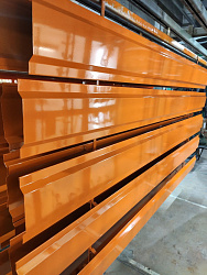 Нащельник RAL 2000 оцинкованный c полимерным покрытием 0,45 мм