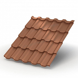 Металлочерепица МП Трамонтана-XL (PURMAN-20-Argillite-0,5)