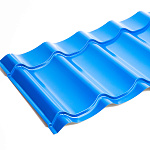 Металлочерепица Монтеррей классик оцинкованная с полимерным покрытием 0.45x1180мм  RAL 7005