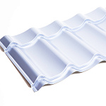 Металлочерепица Монтеррей классик оцинкованная с полимерным покрытием 0.45x1180мм  RAL 9004