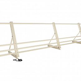 Ограждение кровельное функция снегозадержатель фальц 2000мм 600-25-1-1,5-2 холоднокатанная сталь с порошковым покрытием RAL 1015