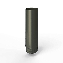 Труба водосточная оцинкованная порошок ф90х1250мм RAL 6006