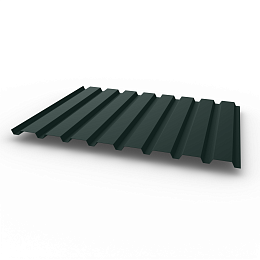 Профнастил С20 - 0,35х1150мм (RAL 6012) оцинкованный, с полимерным покрытием (Полиэстер)