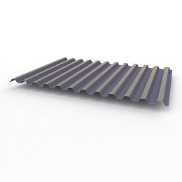 Профнастил С21 0,35х1051мм (RAL 4012) оцинкованный, с полимерным покрытием (полиэстер)