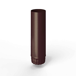 Труба водосточная оцинкованная порошок ф90х1250мм RAL 3007