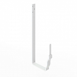 Крепление крюк прямоугольного желоба водосточного Grand Line Vortex 1х127мм RAL 9003