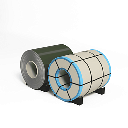 Рулон оцинкованный 0,8х1250мм (RAL 6003) с полимерным покрытием (полиэстер)