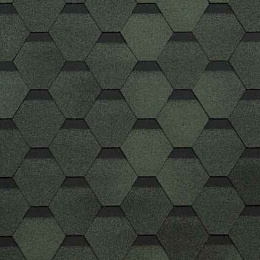 Гибкая черепица Шинглас Оптима зеленый