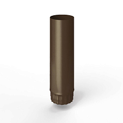 Труба водосточная оцинкованная порошок ф90х1250мм RAL 8028