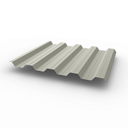 Профнастил НС44 (RAL 7044) 0,6х1047мм оцинкованный, с полимерным покрытием (Полиэстер)