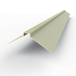 Конек фигурный 0,45 мм RAL 7032 оцинкованный, с порошковым покрытием