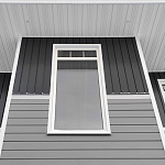 Квадро брус 0,5 Satin с пленкой RAL 7024 мокрый асфальт