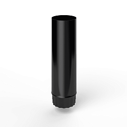 Труба водосточная оцинкованная порошок ф210х1250мм RAL 9005