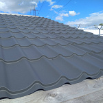 Металлочерепица Монтеррей классик оцинкованная с полимерным покрытием 0.4x1180мм  RAL 7024