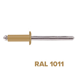 Заклепка 3.2x10 (RAL 1011) A2/A2 вытяжная