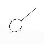 Крепление водосточный трубы сварное оцинкованное порошок ф150х10х250мм RAL 7024