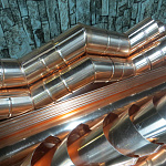 Желоб водосточный медный ф180х2000мм